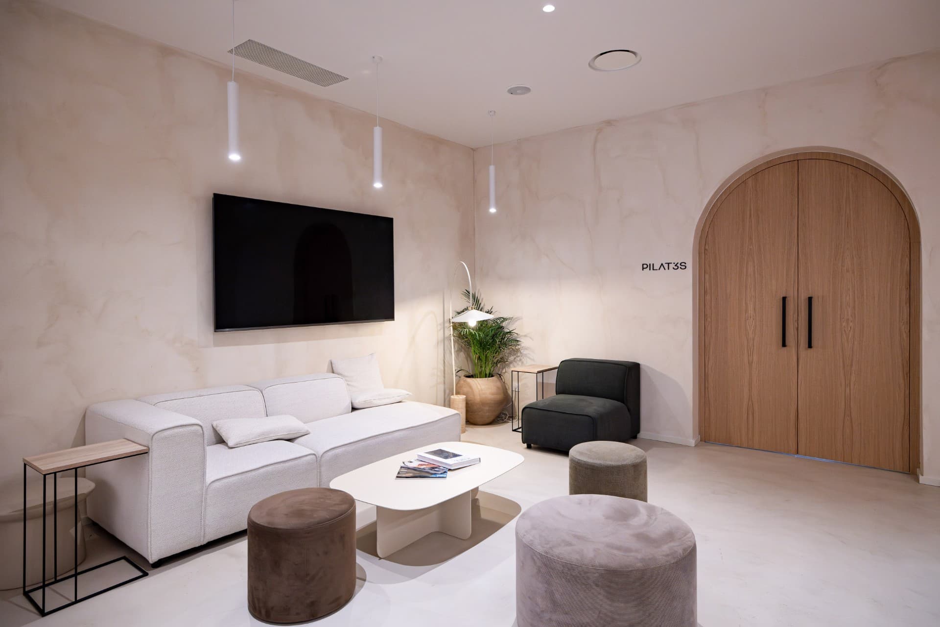 Espace d’accueil et de repos de la salle de sport