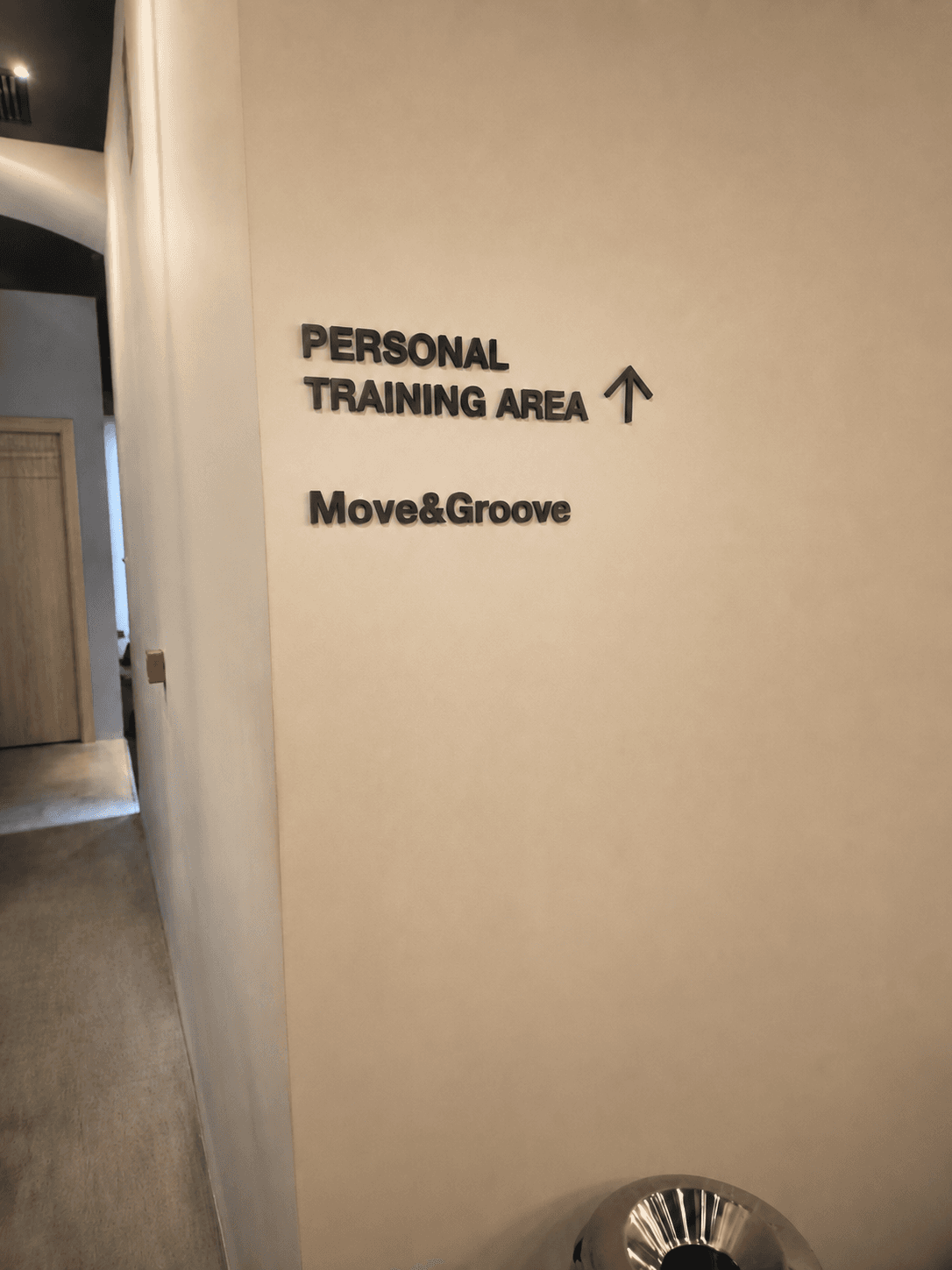 Signalétique de l’espace Personal Training Move&Groove