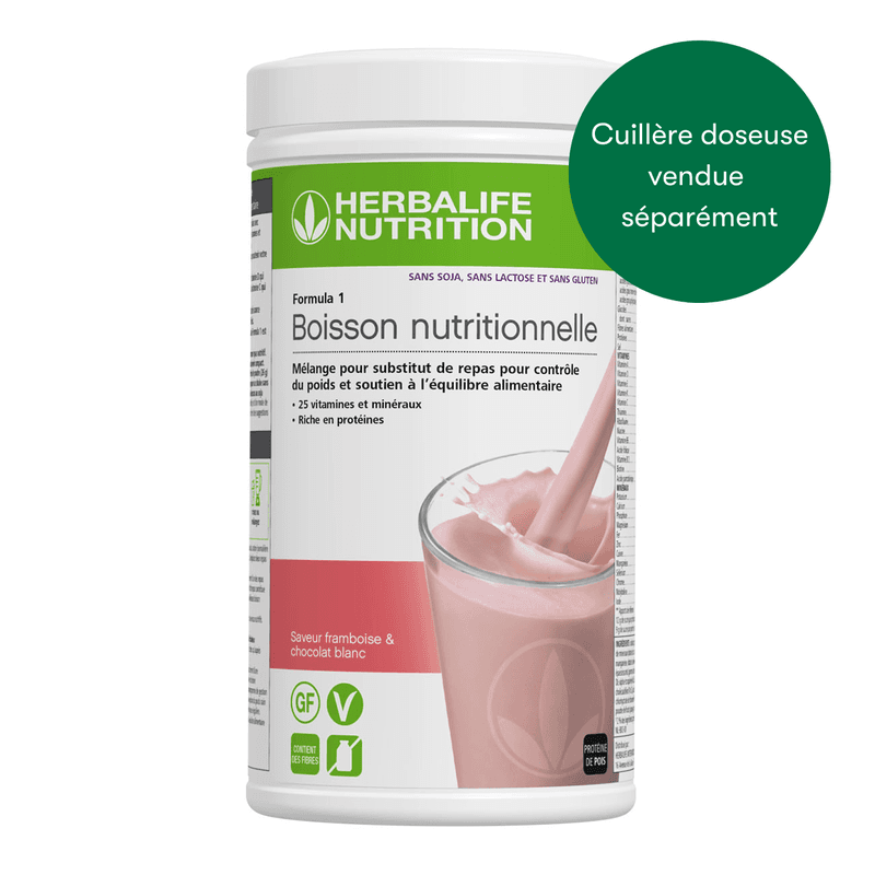 Formula 1 Nouvelle Génération sans soja, sans lactose et sans gluten Framboise & chocolat blanc 500 g
