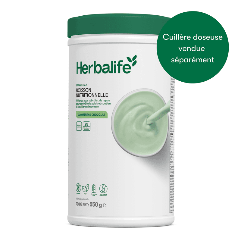 Formula 1 Nouvelle génération - Boisson Nutritionnelle Duo menthe-chocolat 550 g